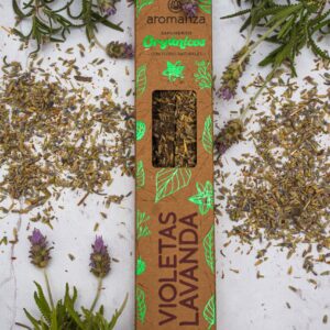 Sahumerio Orgánico Violetas Lavanda (Protección)