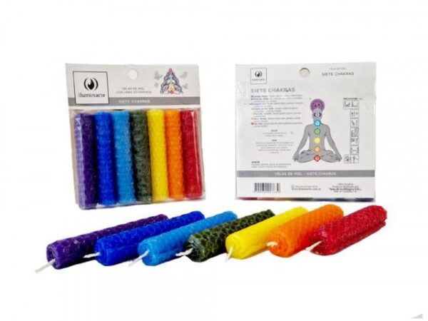 Velas de Miel - 7 Chakras